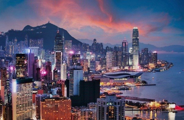 Hong Kong skyline and Victoria Harbour